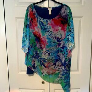 Chicos asymmetrical blouse